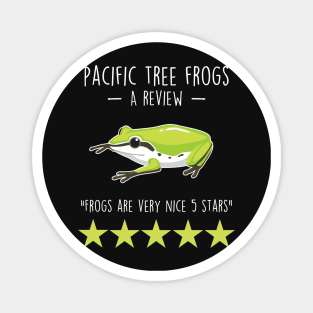 Pacific Tree Frog Review Magnet